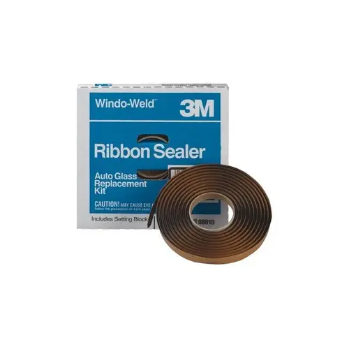 Round Ribbon Sealer, 1/8 in x 30 ft Roll, Solid, Tan Round Ribbon Sealer, 1/8 in x 30 ft Roll, Solid, Tan