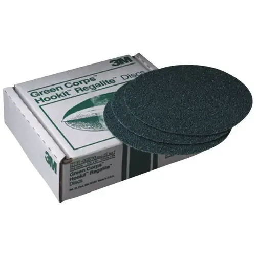 00515 751U Series Abrasive Disc, 6 in Dia, P40 Grit, Hook and Loop, Green 00515 751U Series Abrasive Disc, 6 in Dia, P40 Grit, Hook and Loop, Green