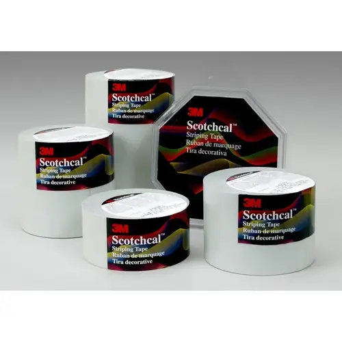 680 Series High Performance Reflective Striping Tape, 50 ft x 4 in, Red