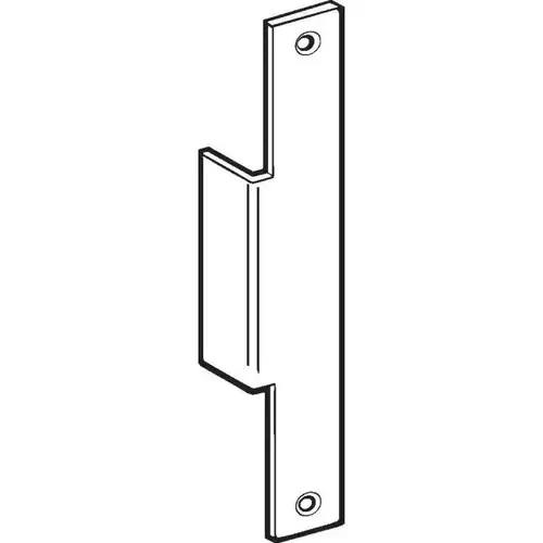 1-3/8" x 9" Electric Strike Aluminum Frame Filler Plate with Lip Dark Bronze Finish 1-3/8" x 9" Electric Strike Aluminum Frame Filler Plate with Lip Dark Bronze Finish