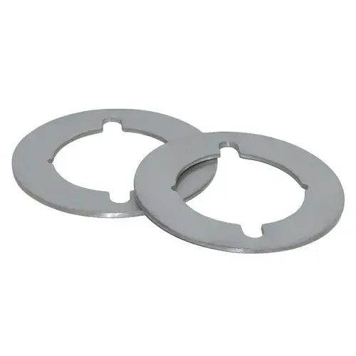 Adaptor Rings to Allow Cylindrical Levers on 1-3/8 in. Door, 3-1/2 in. Diameter, Stainless Steel, For Use with Best, Marks and Sargent, Package of 2 Each for One Door, Satin Stainless Steel Adaptor Rings to Allow Cylindrical Levers on 1-3/8 in. Door, 3-1/2 in. Diameter, Stainless Steel, For Use with Best, Marks and Sargent, Package of 2 Each for One Door, Satin Stainless Steel