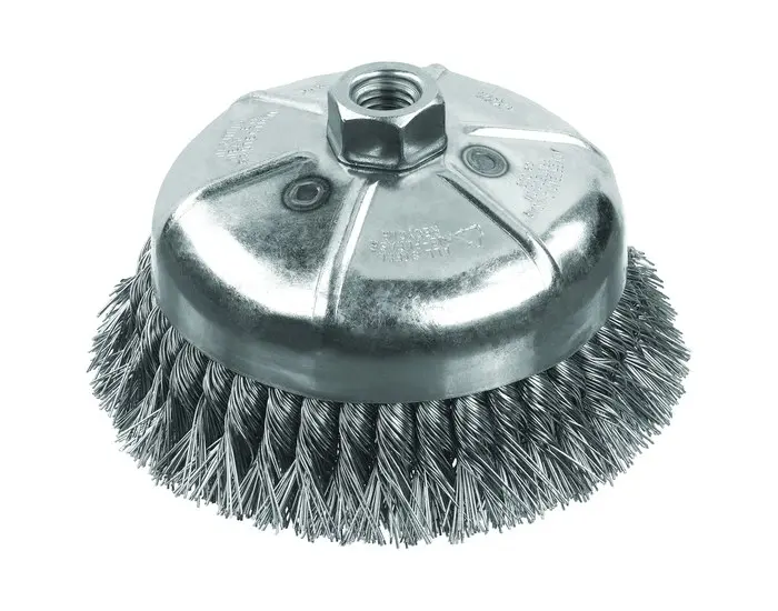 DEWALT Carbon Wheel Brush.014 Bristle Diameter - 4 Outside Diameter DW49158