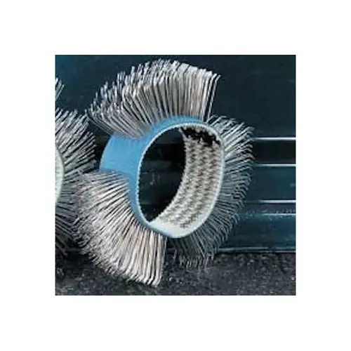 4" (102 mm) Dia. x 3/4" (19 mm) W Bent Medium Wire Wheel