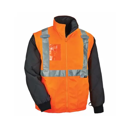 8287 Orange 3XL Polyester Cold Condition Jacket - 2 Pockets - Thinsulate Insulation 8287 Orange 3XL Polyester Cold Condition Jacket - 2 Pockets - Thinsulate Insulation