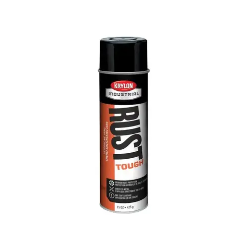 Tough Coat Advanced with Rust Barrier Technology Spray Paint, 15 oz, Black, Gloss - pack of 6 Tough Coat Advanced with Rust Barrier Technology Spray Paint, 15 oz, Black, Gloss - pack of 6