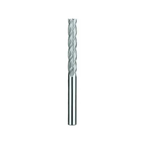 0.3125" Dia. E1S Carbide End Mill - 4 Flute - 4" Length 0.3125" Dia. E1S Carbide End Mill - 4 Flute - 4" Length