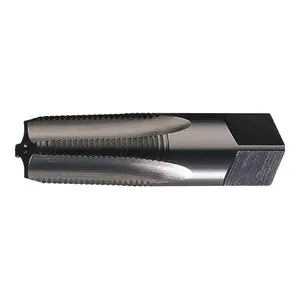 Cleveland C64060 975 1/8-27 NPTF Medium Hook Tapered Pipe Tap - 4 Flute - Bright Finish - High-Speed Steel - 2.125" Overall Length - C