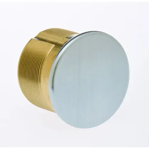 1" Dummy Mortise Cylinder Bright Chrome Finish