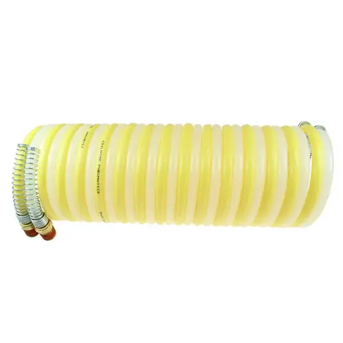 Twin Bonded Hose Coil Yellow & Natural