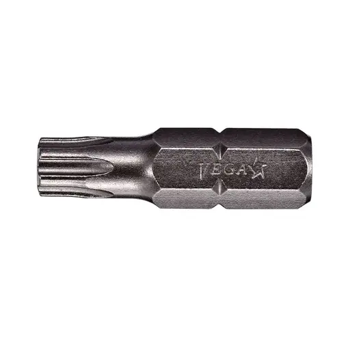 Insert TORX Tamper Driver Bit - 27 Tip - 1/4 in-Hex Shank - 1" Length - S2 Modified Steel