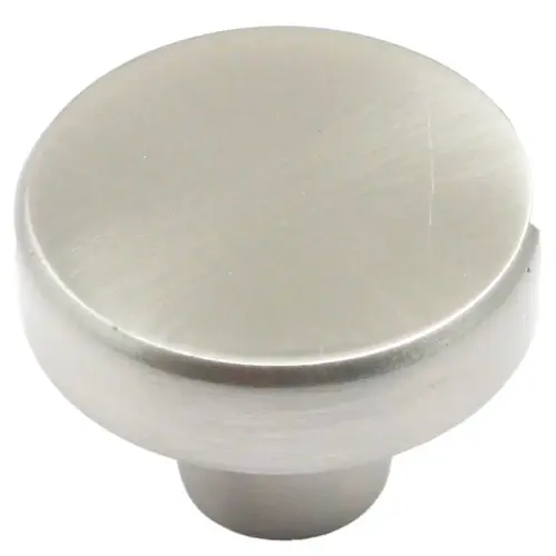 1-3/8" Modern Round Cabinet Knob Satin Nickel Finish 1-3/8" Modern Round Cabinet Knob Satin Nickel Finish