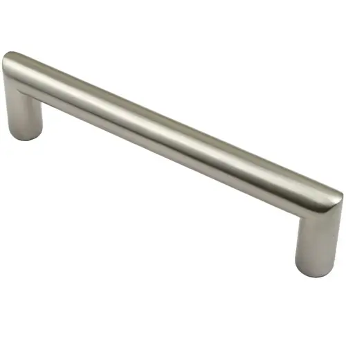 5" Center to Center Modern Round Cabinet Pull Satin Nickel Finish 5" Center to Center Modern Round Cabinet Pull Satin Nickel Finish