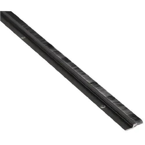 36" Nylon Brush Door Sweep Dark Bronze Finish