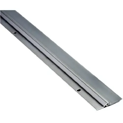 36" Vinyl Door Sweep Clear Anodized Aluminum Finish