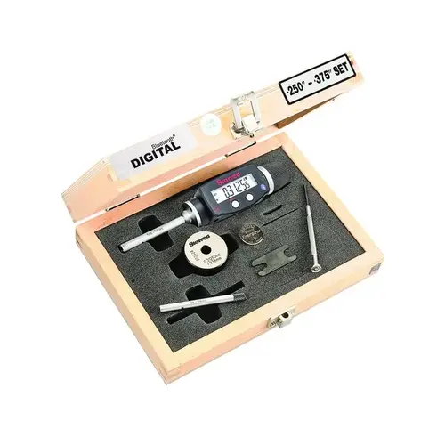 6 to 10mm, 58mm Gage Depth, 0.001mm Resolution, Friction Thimble, IP65 Electronic Inside Hole Micrometer Set 6 to 10mm, 58mm Gage Depth, 0.001mm Resolution, Friction Thimble, IP65 Electronic Inside Hole Micrometer Set