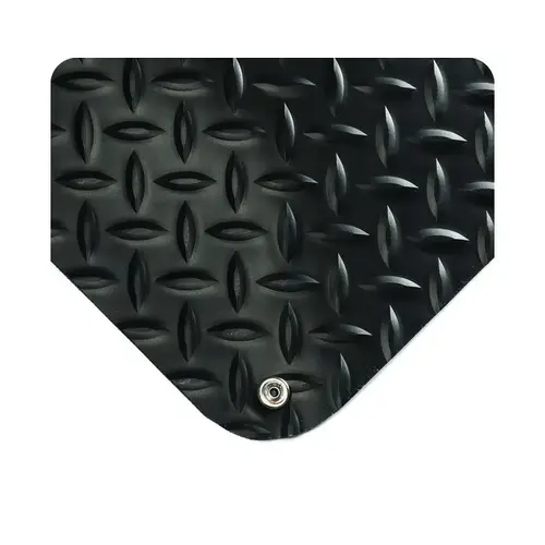 786 Black Nitricell/Vinyl Diamond-Plate Anti-Fatigue Mat - 2 ft Width - 3 ft Length 786 Black Nitricell/Vinyl Diamond-Plate Anti-Fatigue Mat - 2 ft Width - 3 ft Length