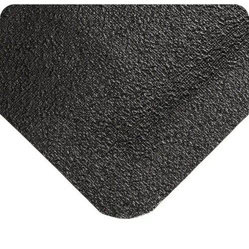 447 Black Nitricell/Rubber Textured Anti-Fatigue Mat - 3 ft Width - 5 ft Length