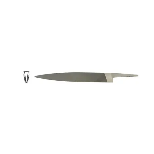 Swiss-Pattern File: 8" OAL, Cut 2, Knife Swiss-Pattern File: 8" OAL, Cut 2, Knife