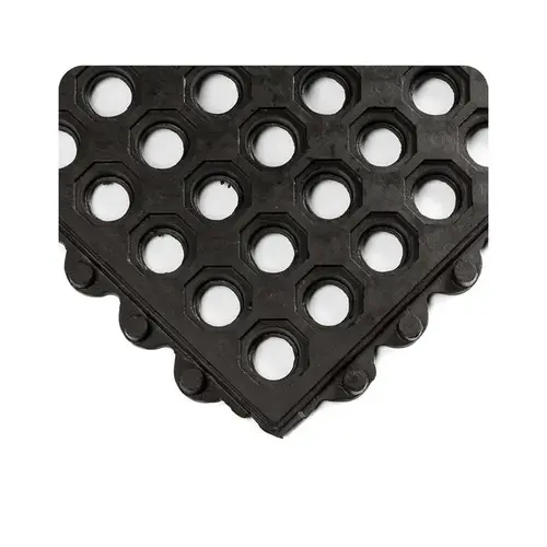 572 Black Nitrile Anti-Fatigue Mat - 3 ft Width - 3 ft Length