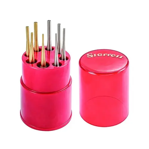 Pin Punch Set: 8 Pc, 0.0625 to 0.25" Pin Punch Set: 8 Pc, 0.0625 to 0.25"