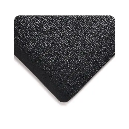 444 Black Vinyl Sponge Pebbled Anti-Fatigue Mat - 4 ft Width - 60 ft Length 444 Black Vinyl Sponge Pebbled Anti-Fatigue Mat - 4 ft Width - 60 ft Length