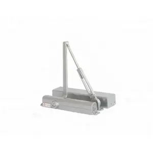 MaxGrade Commercial MDC200HOALUM Grade 1 Slim Hold Open Door Closer ADA Commercial Aluminum Finish