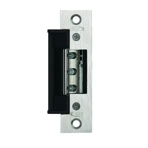 Fail Secure Electric Strike 1-1/4" x 4-7/8" Square, 24VDC , Satin Stainless Steel Finish