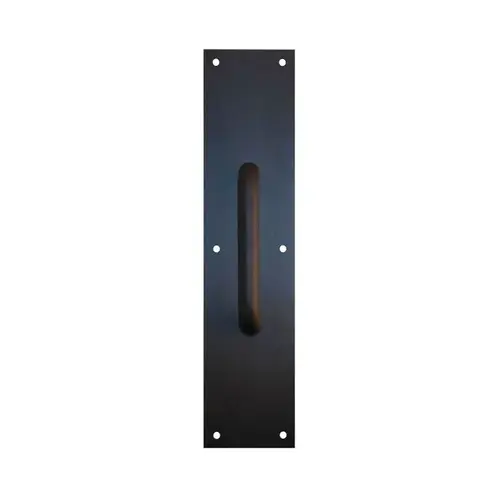 4" x 16" Pull Plate with 8" CTC 3/4" Round Pull Oil Rubbed Bronze Finish 4" x 16" Pull Plate with 8" CTC 3/4" Round Pull Oil Rubbed Bronze Finish