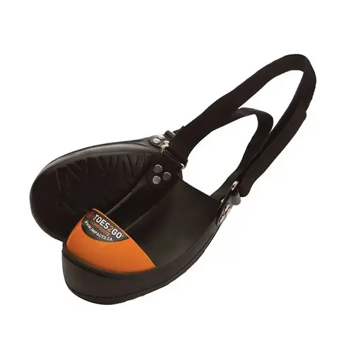 Orange & Black Medium Traction Overshoes - PVC Upper and PVC Sole Pair Orange & Black Medium Traction Overshoes - PVC Upper and PVC Sole Pair