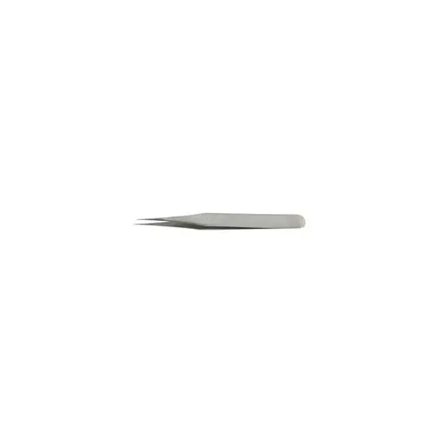Utility Tweezers - Stainless Steel Straight Tip - 4 3/4" Length