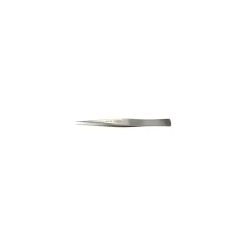 Utility Tweezers - Stainless Steel Straight Tip - 4.921" Length