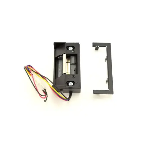 Standard 1-1/4" x 4-7/8" Square Corner Centerline Electric Strike, Satin Stainless Steel Finish