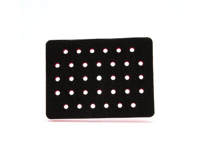 3M Sanding Disc Backing Pad - Hook & Loop Attachment - Medium Density - 3 Width x 4 Length Black/Red 20435 3M Sanding Disc Backing Pad - Hook & Loop Attachment - Medium Density - 3 Width x 4 Length Black/Red 20435