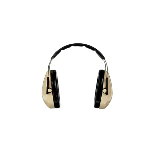 Optime Black/Tan Over Head Foam Protective Earmuffs - 21 dB NRR Optime Black/Tan Over Head Foam Protective Earmuffs - 21 dB NRR