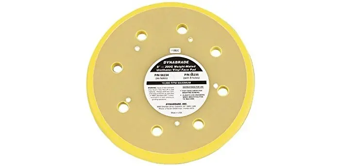 Dynabrade Sanding Disc Backing Pad - PSA Attachment - Medium Density - 8 Diameter 56235 Dynabrade Sanding Disc Backing Pad - PSA Attachment - Medium Density - 8 Diameter 56235