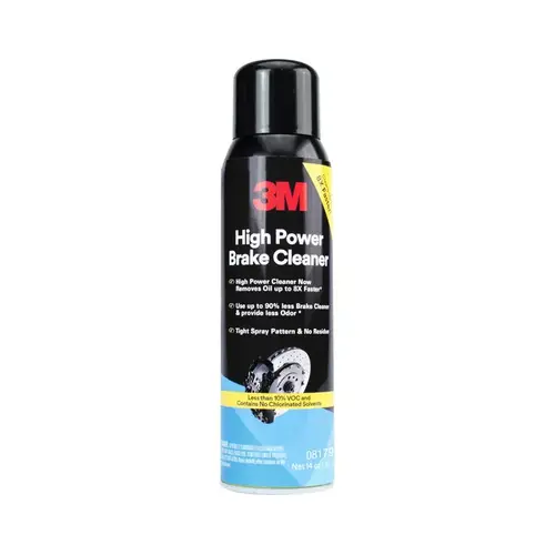 Brake Cleaner, High Power, 14 oz Aerosol Can Colorless Brake Cleaner, High Power, 14 oz Aerosol Can Colorless