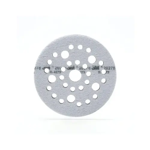 Dust Control Sanding Soft Interface Disc Pad, 5 in Dia x 3/4 in L x 5 in W, Hook and Loop Attachment Black Dust Control Sanding Soft Interface Disc Pad, 5 in Dia x 3/4 in L x 5 in W, Hook and Loop Attachment Black