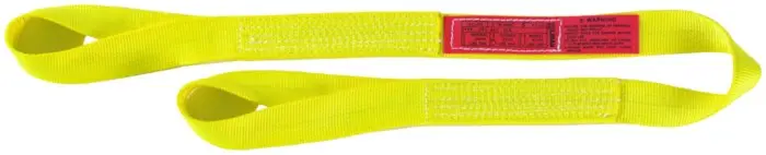 Lift-All Nylon 2-ply Twisted Eyes Web Sling - 2 x 12 ft - Yellow EE2802NTX12 Lift-All Nylon 2-ply Twisted Eyes Web Sling - 2 x 12 ft - Yellow EE2802NTX12