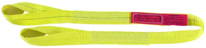 Lift-All Polyester 1-ply Twisted Eyes Web Sling - 1 x 12 ft - Yellow EE1801DTX12 Lift-All Polyester 1-ply Twisted Eyes Web Sling - 1 x 12 ft - Yellow EE1801DTX12