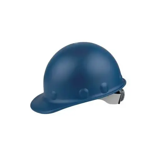 Metal Green Thermoplastic Cap Style Hard Hat - 8-Point Suspension - Swing Strap Adjustment