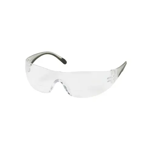 250-27 Universal Polycarbonate Magnifying Reader Safety Glasses Clear Lens - Clear Frame - +1.50 Diopter 250-27 Universal Polycarbonate Magnifying Reader Safety Glasses Clear Lens - Clear Frame - +1.50 Diopter