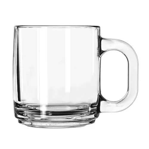 Libbey 10 Ounce Glass Mug, 12 Each Libbey 10 Ounce Glass Mug, 12 Each