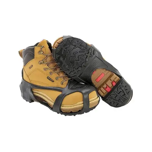 Orange Large Traction Overshoes - Rubber Upper and Rubber Sole Orange Large Traction Overshoes - Rubber Upper and Rubber Sole