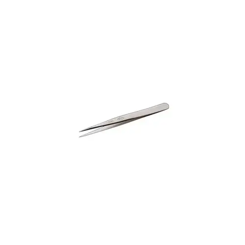 Utility Tweezers - Stainless Steel Straight Tip - 4.331" Length