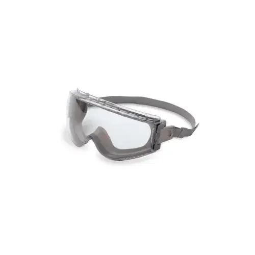 Polycarbonate Safety Goggles Clear Lens - Gray Frame - Indirect Vent