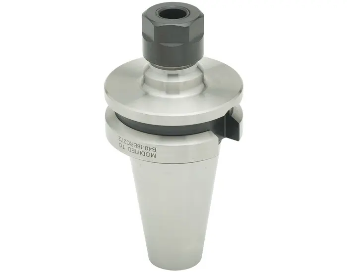 Parlec Collet Chuck: 1 to 13 mm Capacity ER Collet Taper Shank B40-20ERP412 Parlec Collet Chuck: 1 to 13 mm Capacity ER Collet Taper Shank B40-20ERP412