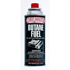 CHEFMASTER/MR. BAR-B-Q 40062 FUEL BUTANE CANISTER 8OZ