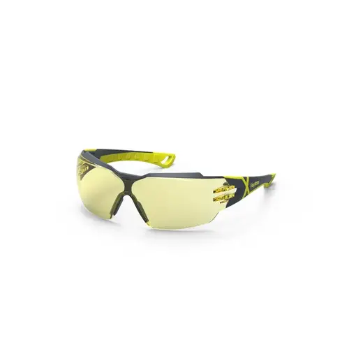 MX300 Standard Safety Glasses Amber Lens - Gray/High-Vis Frame - Wrap Around Frame MX300 Standard Safety Glasses Amber Lens - Gray/High-Vis Frame - Wrap Around Frame