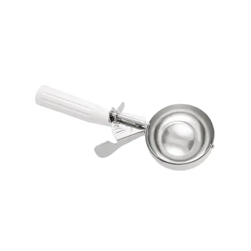 DISHERS STAINLESS STEEL 5 OUNCE WHITE DISHERS STAINLESS STEEL 5 OUNCE WHITE