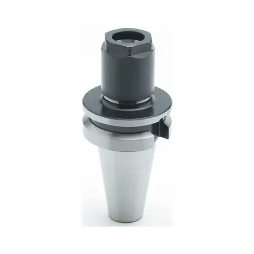 Collet Chuck: 0.0313 to 0.75" Capacity, Double Angle Collet, Taper Shank Collet Chuck: 0.0313 to 0.75" Capacity, Double Angle Collet, Taper Shank